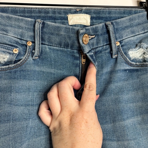 MOTHER The Looker Ankle Fray Jean in Wild Thing size 25 - Picture 7 of 15